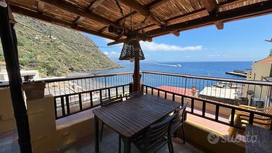 Casa Esclusiva sul Mare a Rinella, Salina, Eolie