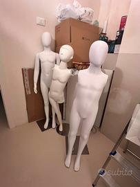 3 manichini bambino/a