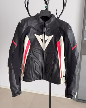 Giubbino Moto Donna Dainese in Pelle Taglia 40