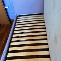 Letto completo di rete e materasso 1 piazza e mezz