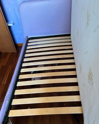 Letto completo di rete e materasso 1 piazza e mezz