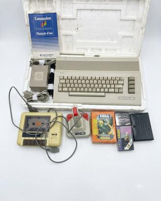 Commodore 64 anni 90 con giochi