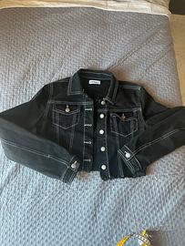 giubotto jeans nero