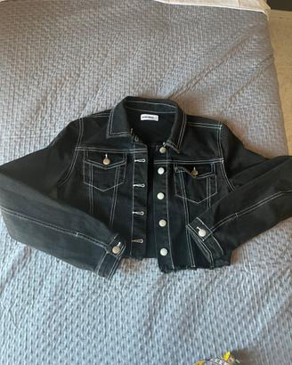 giubotto jeans nero