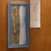 Quadretto dipinto a mano – Paesaggio campestre