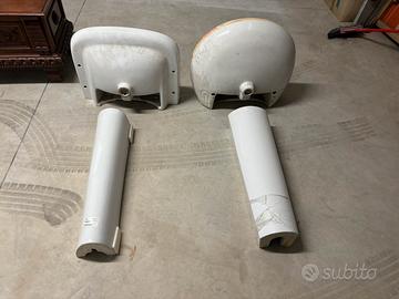 Coppia di lavandini a colonna