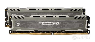 Ram 4x4Gb Ballistix Crucial 16gb DDR4 2400 mhz