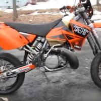 TELAIO TARGATO KTM SX EXC 300 2t 2001 2002 ENDURO