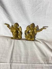 Coppia di Fregi con Angeli risalenti al 1800