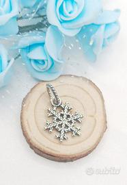Charm originale Pandora fiocco di neve in pavè 