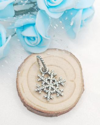 Charm originale Pandora fiocco di neve in pavè 