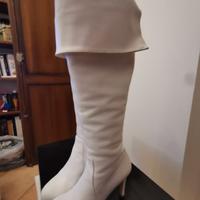 Stivali nappa bianco 36