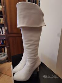 Stivali nappa bianco 36