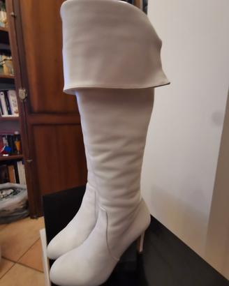 Stivali nappa bianco 36