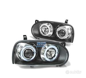 FARI VOLKSWAGEN VW GOLF 3 ANGEL EYES NERI
