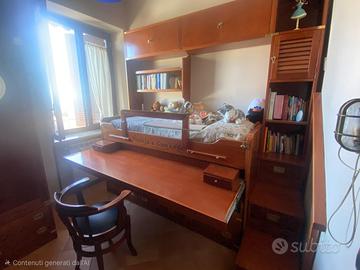 cameretta in legno stile marinaro