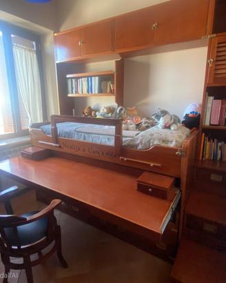 cameretta in legno stile marinaro