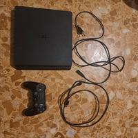 PS4 Slim Playstation 4 con Cavi e Controller