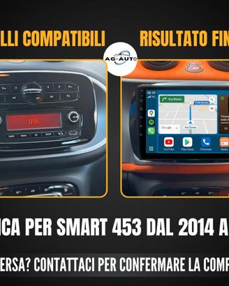 Smart 453 Fortwo KIT COMPLETO Autoradio android