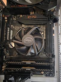 kit scheda madre , cpu intel, dissipatore 