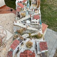 PRESEPIO DETTAGLIATO BORGO RUSTICO