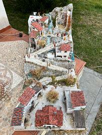 PRESEPIO DETTAGLIATO BORGO RUSTICO