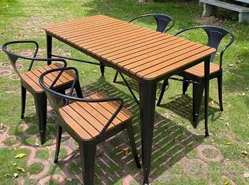 Sedie da giardino in acciaio