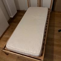 Letto singolo struttura + materasso