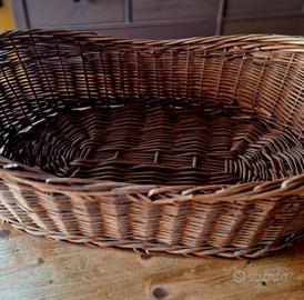 Cesto vintage in vimini 