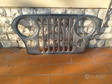 Mascherina Cromata jeep
