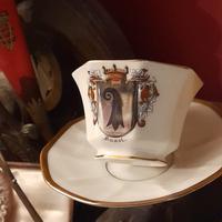 tazza caffè vintage stemma vescovileTirschenreuth 