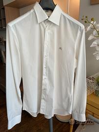 Camicia Bianca Uomo Burberry