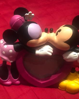 Cornice portafoto Disney ceramica Topolino e Minni