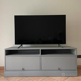 Mobile tv grande pino massiccio stile classico