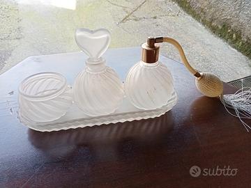 Set bagno profumo porta oggetti