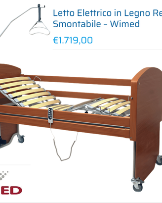 Letto Elettrico da Degenza - 4 Motori Ospedaliero