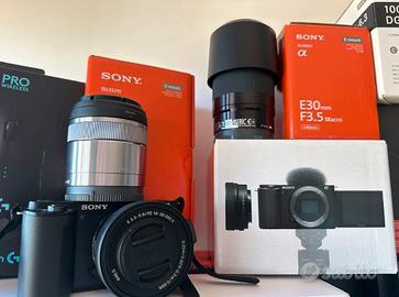Sony alpha zve10 e kit obiettivo nuov