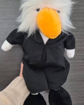 Peluche originale vintage corvo Sam Rockfeller