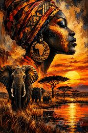 Dipinto  “Anima dell’Africa”