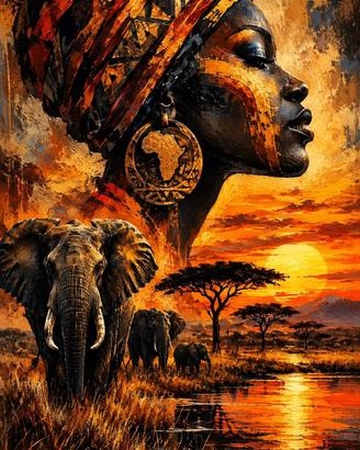 Dipinto  “Anima dell’Africa”