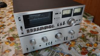 Amplificatore Technics SU-7100 e RS-615 US  			
