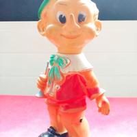Giocattolo- pupazzo gomma vintage di Pinocchio