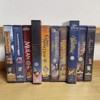 Lotto 40 Vhs Disney Cartoni Animati Videocassette