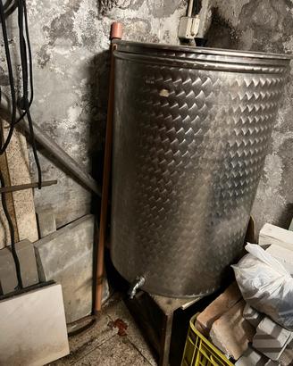 Botte in acciaio 150 lt