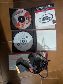 Giochi PlayStation 1 e cavo RGB Scart PlayStation1