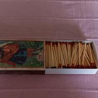 2 scatole fiammiferi maxi box  - serie replica eti