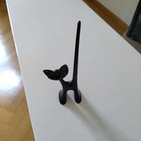 gatto nero porta anelli