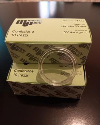 capsule monete mastrphil da 30mm 3 pac