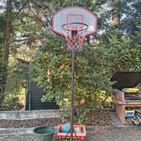 CANESTRO ESTERNO REGOLABILE BASKET CON BASE PALLA