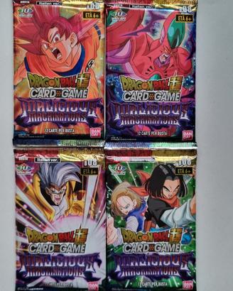 4 Booster Dragonball Card Game B08 Malicious Machi